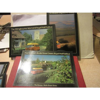 ROYAL MAIL POSTBUSES OF SOUTH EAST LONDON x 9 unused postcards in sleeve 1980 #