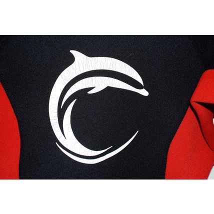 Excellent Ocean Tec Atlantis Dolphin Cay 10 Womens Fullsuit Wetsuit Black Red