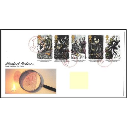 1993 GB FDC - Sherlock Holmes - Typed Address