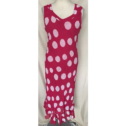 Adini crushed polygeorgette dress sweetheart neckline bias cut Size XS