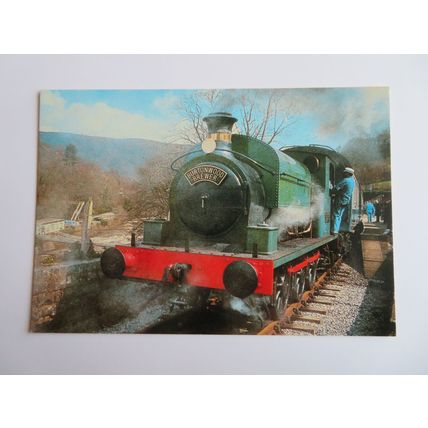 Burtonwood Brewer at Berwyn Halt, Llangollen Railway Postcard #48