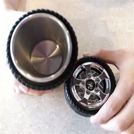 Tire Tyre Shaped Coffee Tea Mug for Car lovers Auto Shop Mechanic