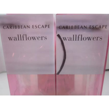 2 boxes/4 bulbs Bath & Body Works Wallflower Refill Bulb Caribbean Escape