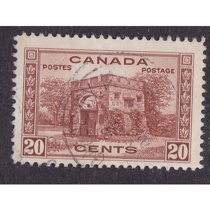Canada 1938 Fort Garry 20c Fine Used SG 365 VGC