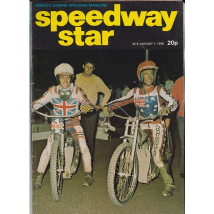 Speedway Star. August 7, 1976. Olsen and the noise worry.Sanders hurt