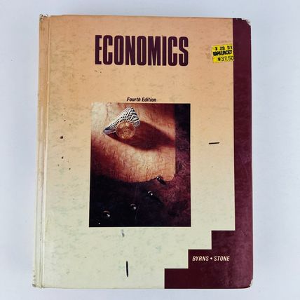 Economics Hardcover Text Book by Ralph T Byrns, Gerald W Stone