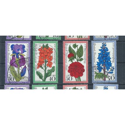 Berlin stamps 1976 Humanitarian Relief Funds Garden Flowers used/CTO (L934)