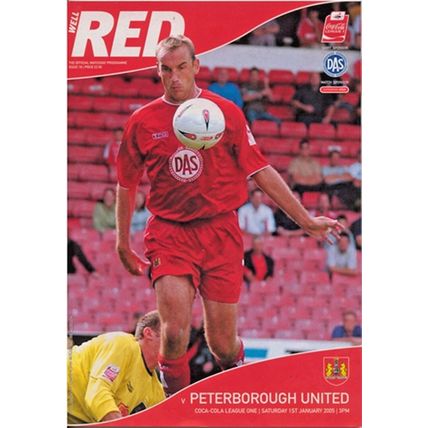 BRISTOL CITY v PETERBOROUGH UTD COCA C LEAGUE 1 2005