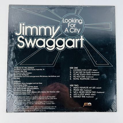 Jimmy Swaggart – Looking For A City Vinyl LP Record Album