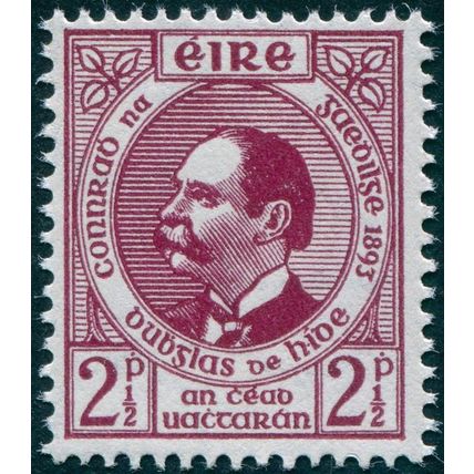 Ireland 1943 2½d claret SG130 MNH