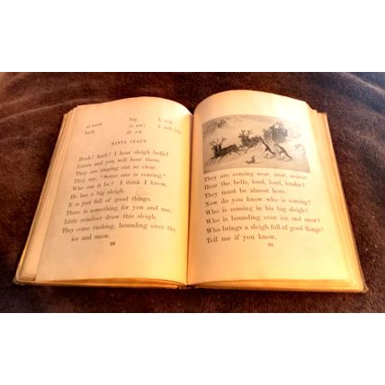 Old Vintage Basic Reader AFirst Reader By Spaulding & Bryce 1906