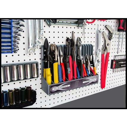 Pliersrack PLR15 Plier Organizer - Sturdy Plastic 15 Pliers Holder for Tool Box