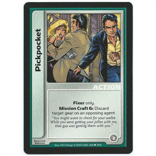 Spycraft CCG Operation Nightfall - 165/349 - Pickpocket