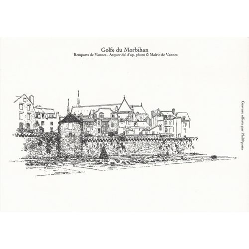 Golfe de Morbihan: Remparts de Vannes.