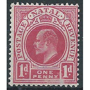 Natal 1904 SG147 1d Rose-Carmine, slight rub, Mounted Mint .. ..