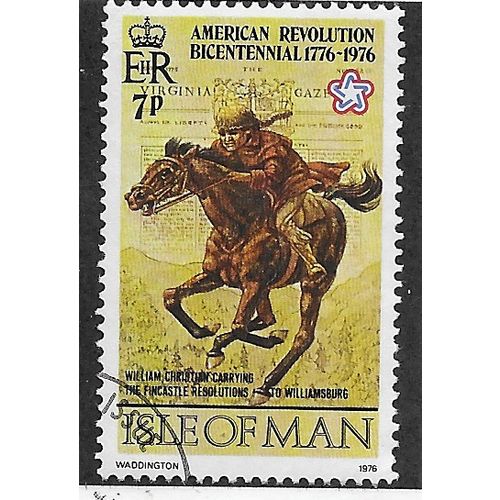 IOM 1976 7P 'AMERICA BICENTENNIAL' FINE USED (EBID54-743)