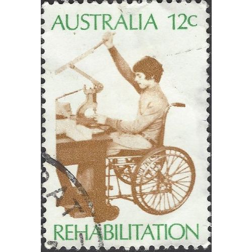 AUSTRALIA, Rehabilitation, brown 1972, 12c