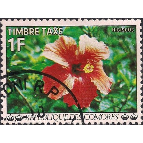 COMOROS, FLOWERS, Hibiscus, green 1977, 1F