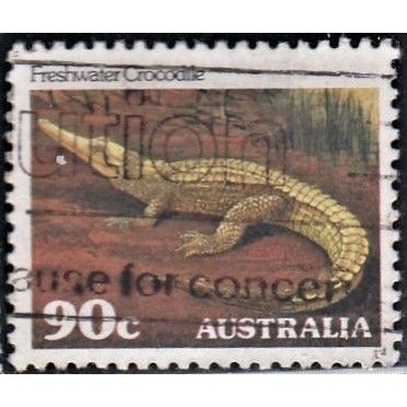 AUSTRALIA, 1982 90c Freshwater Crocodile, SG 804 (Scott #799), used