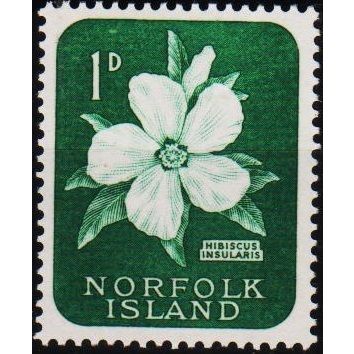 Norfolk Island. 1953 1d S.G.24 Unmounted Mint