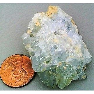 Blue Celestite Crystals Gemstone Specimen