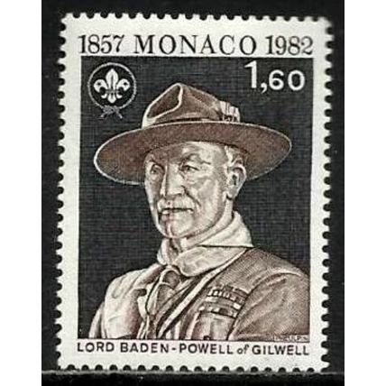 Monaco 1982 Scouts, Lord Baden Powell of Gilwell, MNH / UNM