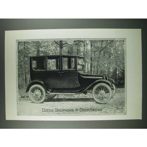 1919 Dodge Brothers 4-Door Sedan Ad