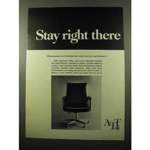 1969 AT&T Long Distance Ad - Stay Right There