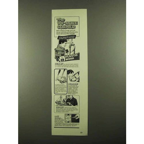 1976 Plastic Wood Ad - The Do-More Corner