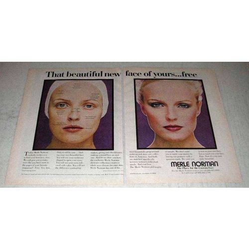 1978 Merle Norman Skincare Collection Ad - New Face