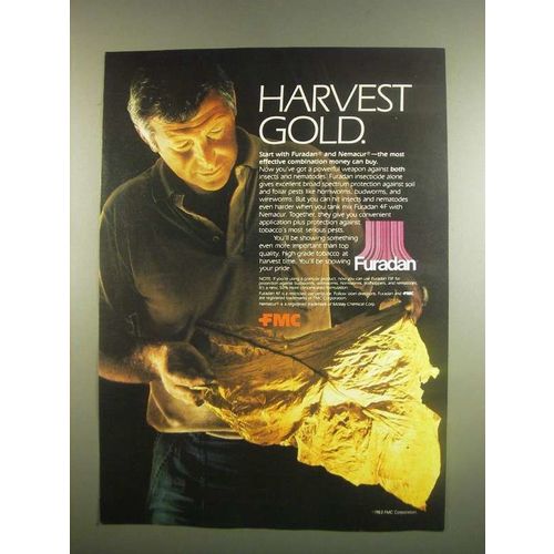 1984 FMC Furadan Ad - Harvest Gold