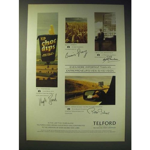 1989 Telford Shropshire Britain Development Ad - Even more important
