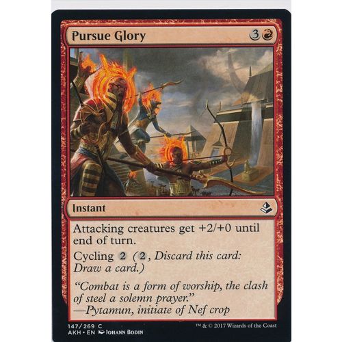Magic the Gathering MTG Amonkhet 147/269 Pursue Glory