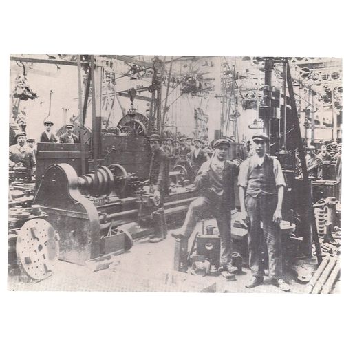Railway Works, ASHFORD WORKS, KENT 1906. repro unused vintage postcard railway =