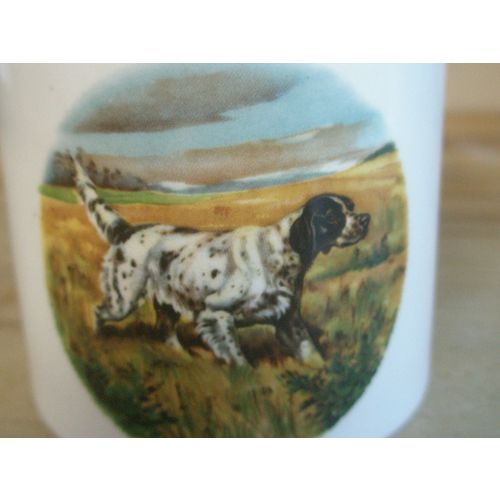 Scottish Aviemore Pottery, Wilsons Old Ryes, Working Dogs Storage Jar