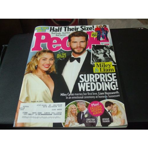 People Magazine - Surprise Weddings Cover - January 14, 2019