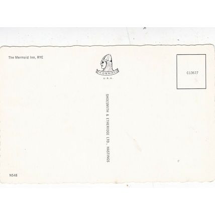 Mermaid Inn Rye Sussex Postcard unused VGC