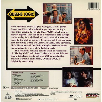 QUEENS LOGIC LINDA FIORENTINO LASERDISC RARE