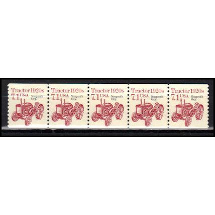 2127a 7.1c Tractor Fine MNH Dry Gum PNC 1/5 X0811