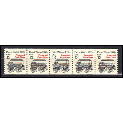 2258 13c Police Wagon Very Fine MNH Dry Gum PNC 1/5 X3101