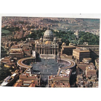 Roma Citta del Vaticano Italy Postcard 1971 used VGC