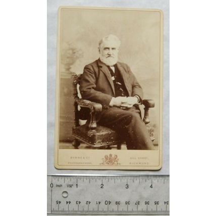 Cabinet photo - Byrne & Co., Richmond - gentleman