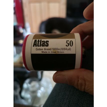 Coats Atlas 50 Cotton Thread 1000m pink