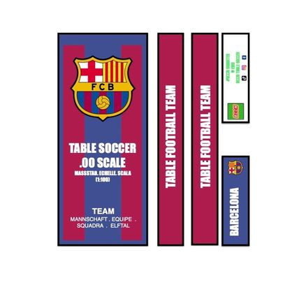 Table Football Subbuteo Box Label Barcelona (SPA) 2023