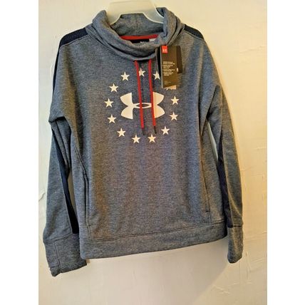 Women's Under Armour 2016 Freedom Collection Small LS Loose Cowl Neck Shirt NWT