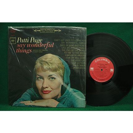 Patti Page - Say Wonderful Things - CS 8849 - EX+