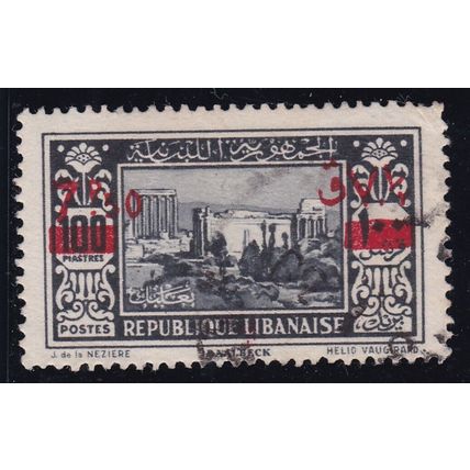 Lebanon 1938 Baalbeck 7.5p on 100p Fine Used SG 245 VGC