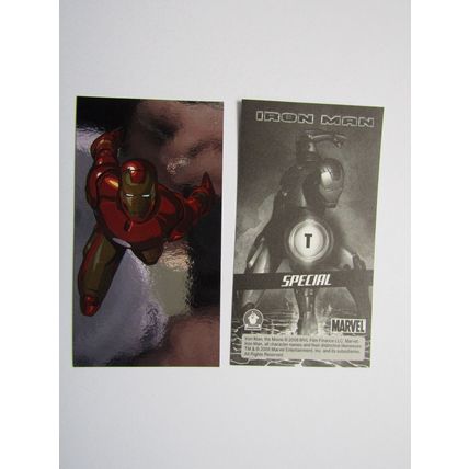 Marvel - Iron Man The Movie 2008 - Preziosi Sticker Drop-down Choice (e18)