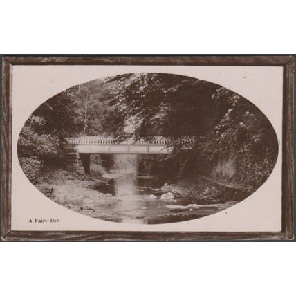 A Fairy Dell, Dalry, Ayrshire, 1910 - Davidson Bros RP Postcard