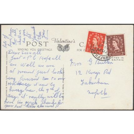 Multiview, King's Lynn, Norfolk, 1958 - Valentine's RP Postcard